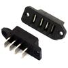 30A High Current Lithium Battery Connector, New Energy Skateboard Electric Vehicle Charging Male and Female Socket Blade Plug