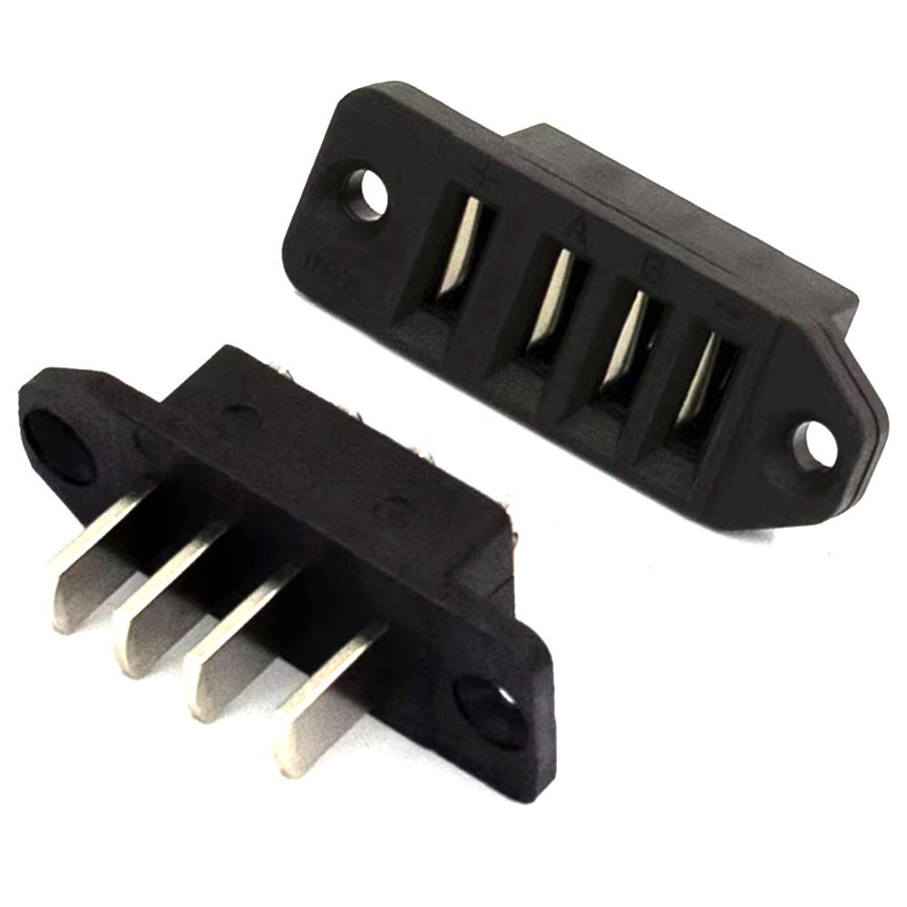 30A High Current Lithium Battery Connector, New Energy Skateboard Electric Vehicle Charging Male and Female Socket Blade Plug