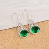 Chrome Diopside Gemstone 925 Sterling Silver Jewelry Drop/Dangle Earrings 1.64" CE-1-2