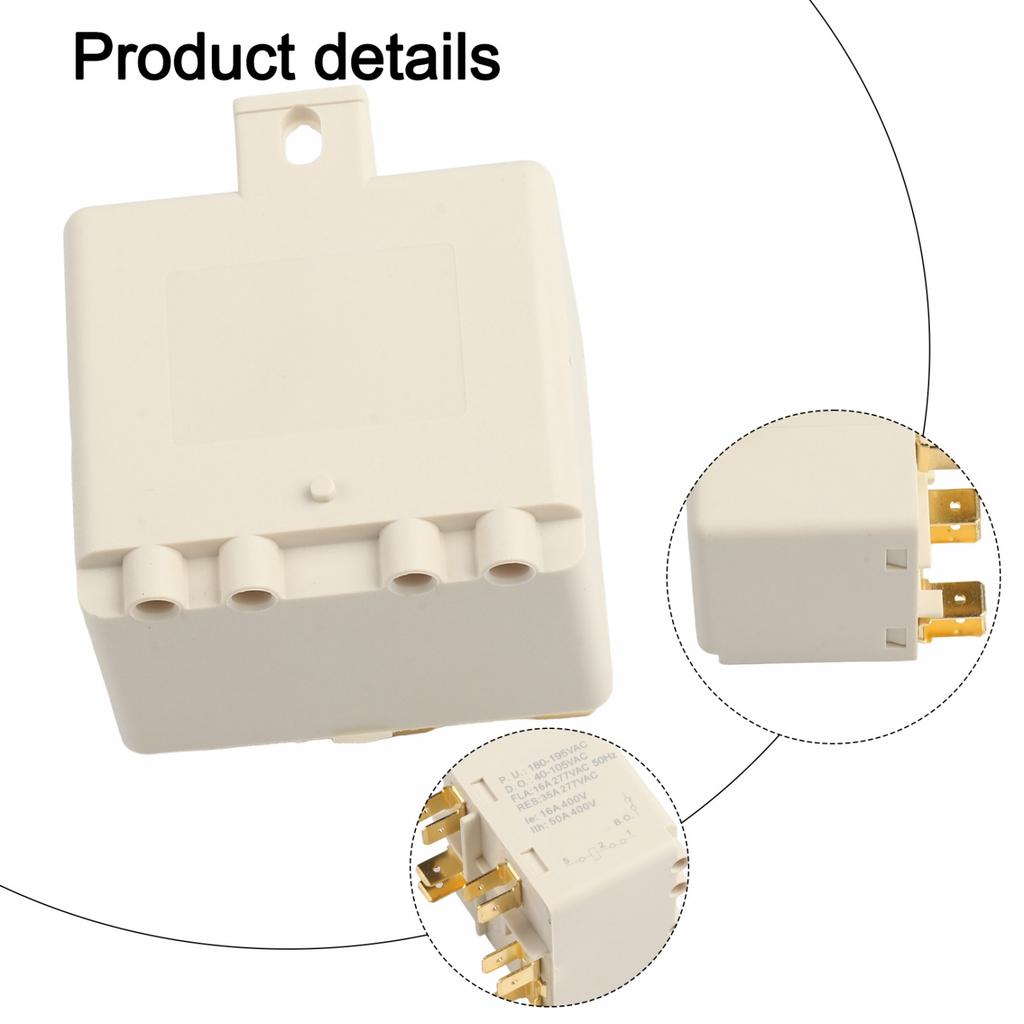5-контактное реле стартера HLR3800-4G3D для компрессора кондиционера, холодильника, запчасть