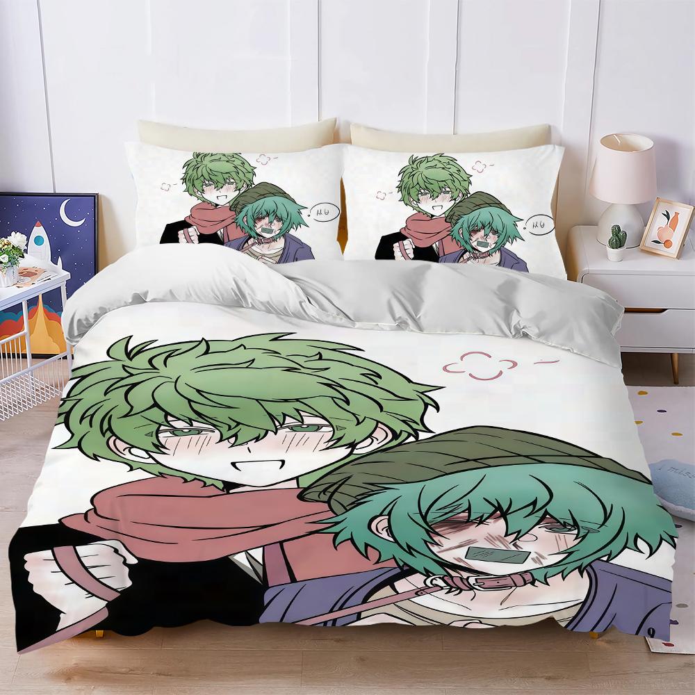 Ваш комплект постельного белья с пододеяльником T-Turn To Die YTTD Sou Мягкий Стиранный Кровать 3 предмета Летний Удобный Студенческое Общежитие Дом Детское Постельное Белье Лучший