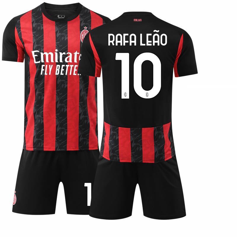 Домашняя футболка AC Milan 2025-26 №10 Леау №14 Модрич Футбольные майки