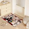 japanese anime s Soul Eater Not! Floor Mat Eco  Flannel Doormat Non Slip Odorless Indoor Floor Rug Soft Short Plush Home Mat