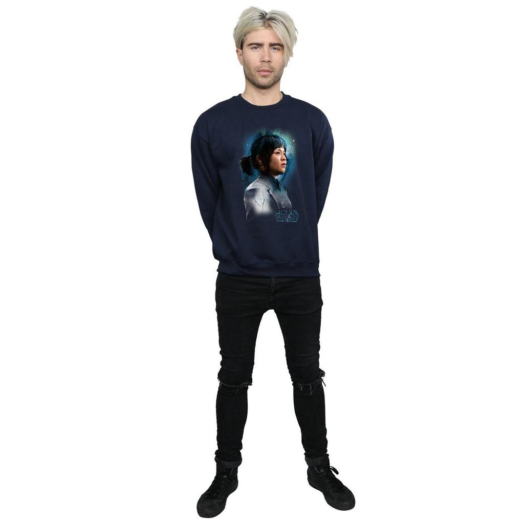 Star Wars Mens The Last Jedi Rose Tico Brushed Sweatshirt