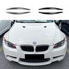 Для BMW E92 E93 2 шт. ABS Глянцевые Накладки на фары Веки 3 Серия 325i 330i 330d 335i 335d Дорестайлинг 3D Наклейки Автоаксессуары