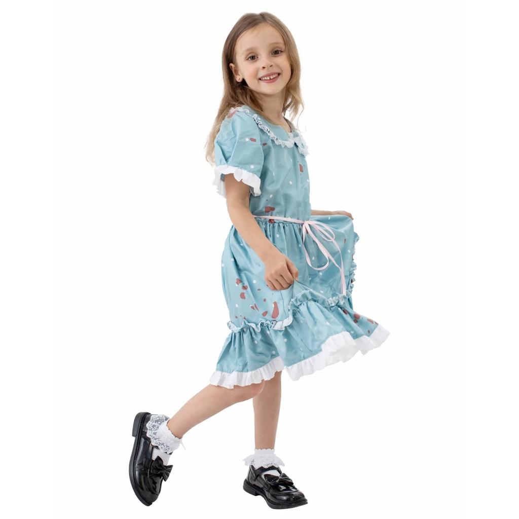 Хэллоуин маскарад Cos ужасы брызги крови вечеринка костюм для выступления детский костюм для выступления
