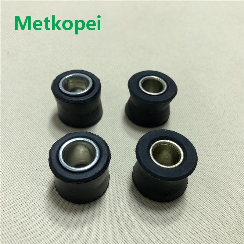 4X universal 12mm 10mm Motorcycle shock absorber rubber buffer Fork screw fixed set Suspension parts for AX100 GN125 WY125 CG125