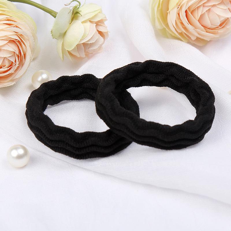 20 шт./лот Однотонные эластичные резинки для волос Высокое качество Бесшовные Простые Девушка Женщины Повязки на голову Головные уборы Аксессуары для волос Скранчи