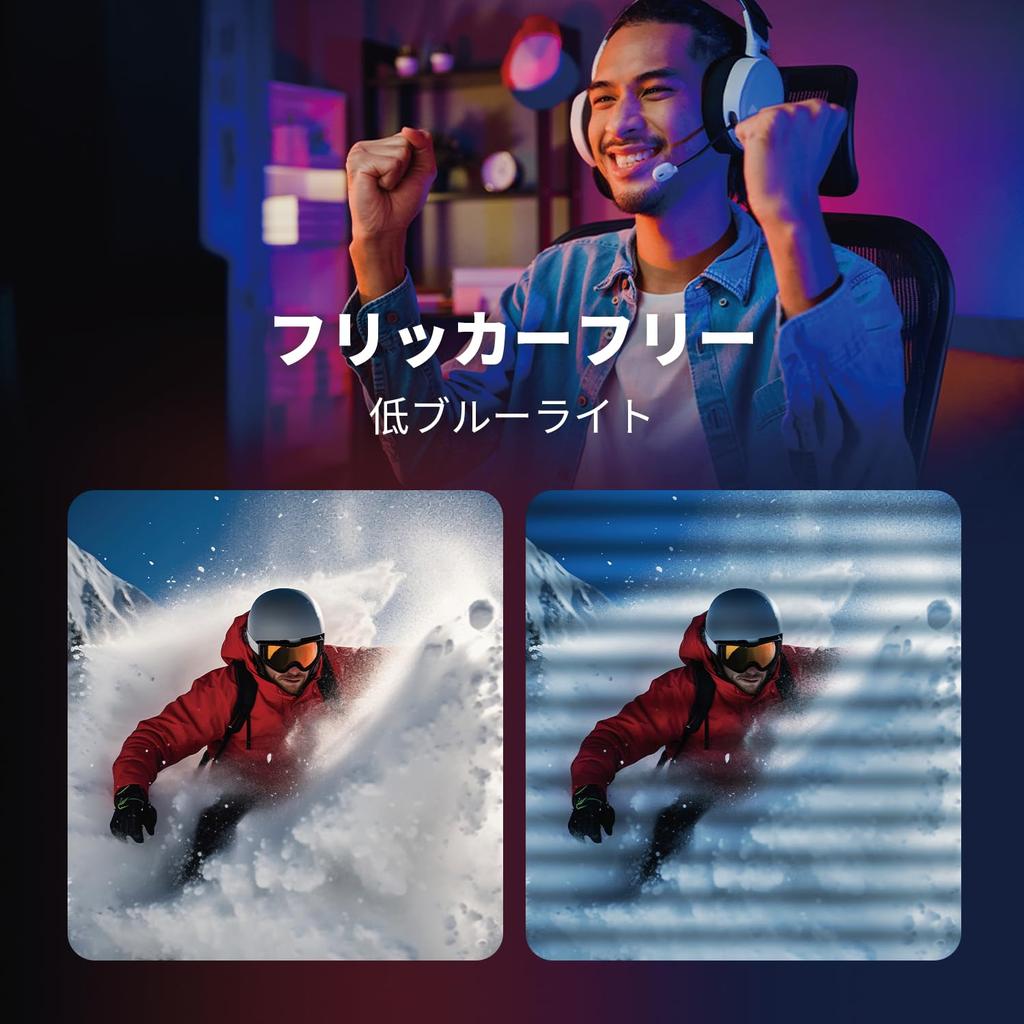 Игровой монитор FeuVision 27 дюймов Full HD 1080p 3 стороны ультра узкий ультра синий свет офисный ПК 100 Гц, и тонкий, уменьшение, монитор, VESA, HDMI и VGA