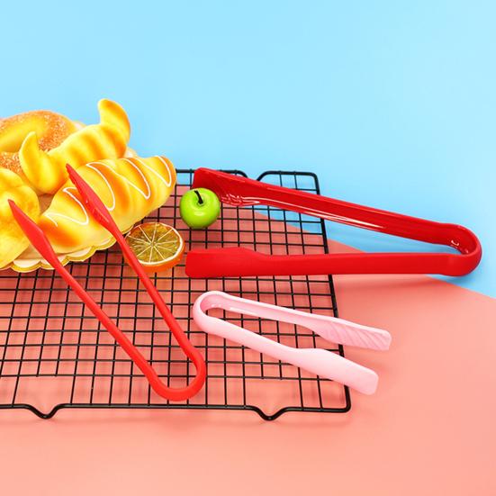 3 шт. зажим для еды с нескользящей ручкой, пищевые термостойкие многоразовые щипцы для еды, салата, хлеба, торта, гриль, кухонные аксессуары