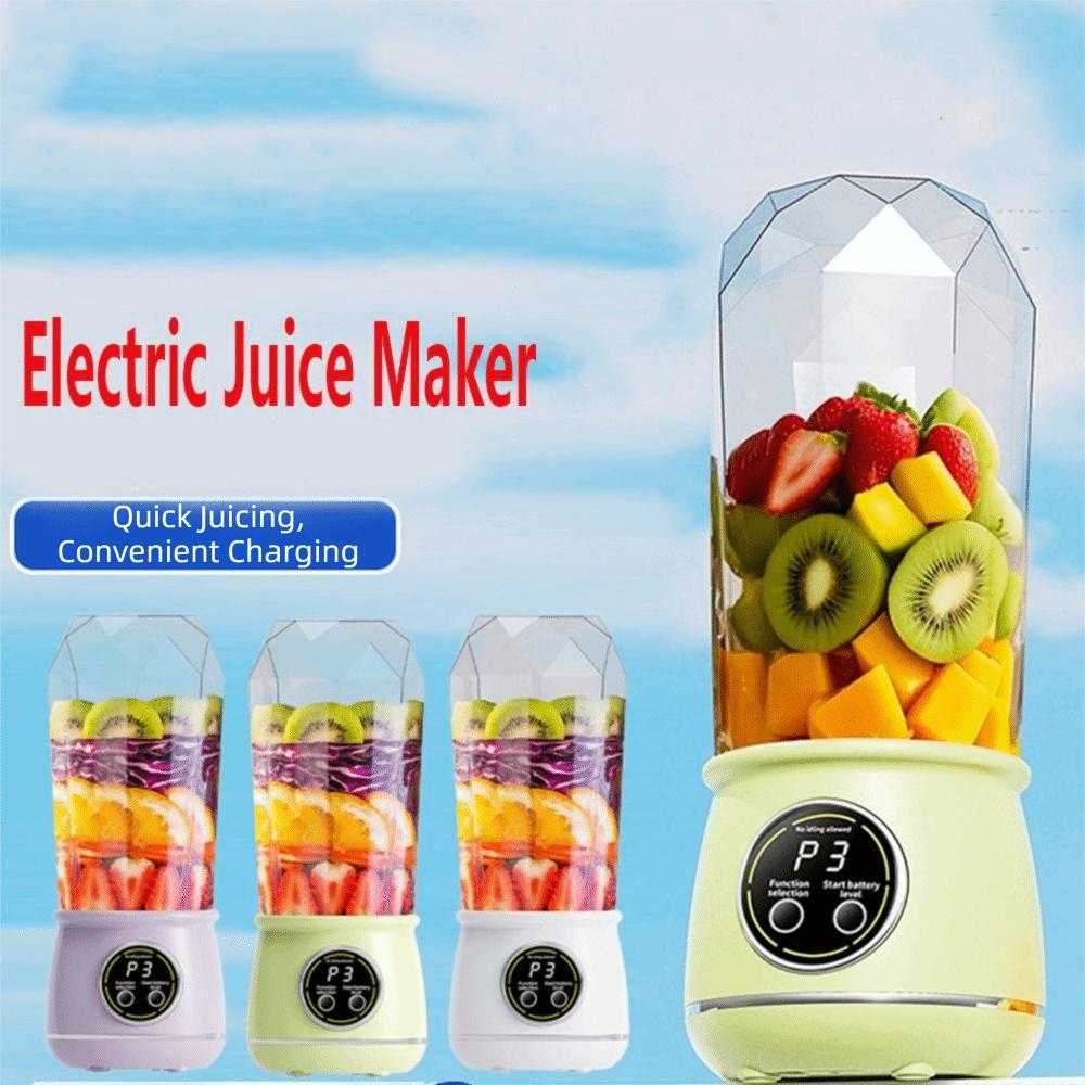 Wireless Handheld Blender Bottle 10 Blades Ice Crusher Electric Juice Blender Cup Smoothies