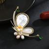 Senior Brooches Flower Leaf Brooch Pins for Women Suit Pendant  Fashion Brooches Jewelry