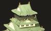 Doyusha 1/350 Japanese Castle Standard Osaka Castle Plastic Model S-22 Molded Color