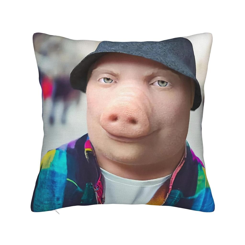 Наволочка с дизайном 'John Pork Is Calling' Чехол для подушки Забавная наволочка для дивана Спальни Домашний декор
