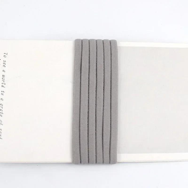 5/10/20 метров Эластичная лента 3/5 мм Цветной полиамидный шнур Декор Резиновая лента Масляное ядро Кольцо для волос Эластичные шнуры Швейные принадлежности