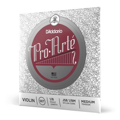 Комплект скрипичных струн J56 среднего натяжения D'Addario Pro/Arte 1/8M []