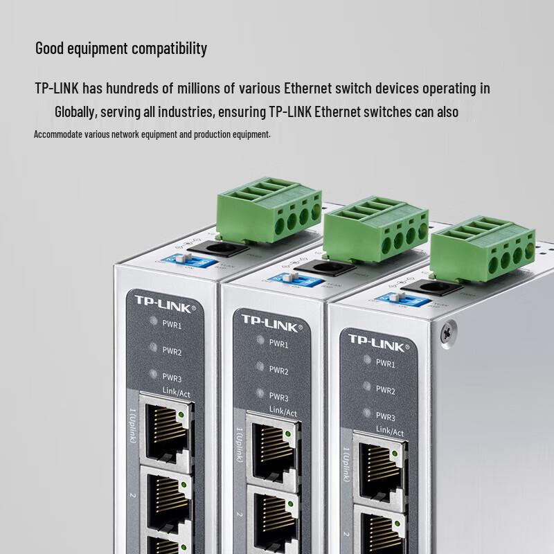 TP-LINK 5-Port Fast Ethernet Industrial Switch CN plug (adapter included)