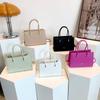 Fashionable Bag for Women's New Spring Slant Small Square Bag Simple and Beautiful Casual and Atmospheric One-shoulder Handbag