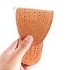 1Pair Ultra Thin Breathable Leather Shoe Insoles Large Size Absorb Sweat