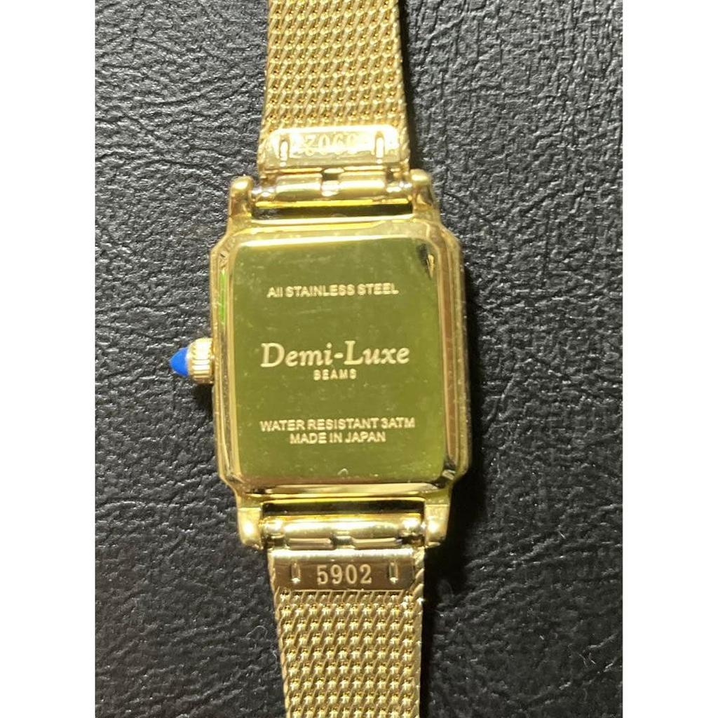 Подержанные квадратные часы Demi-luxe BEAMS