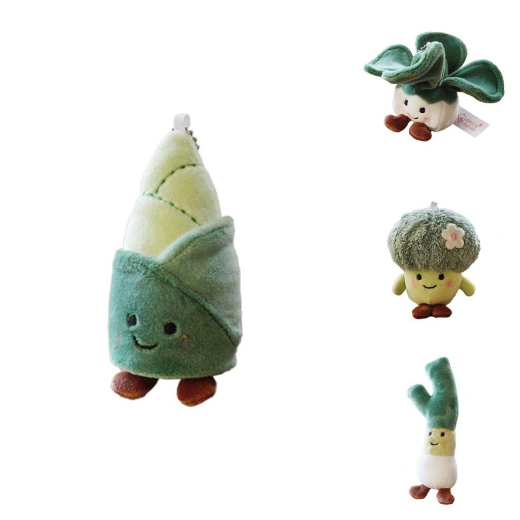 Plush Vegetable Keyring Adorable Broccoli Sweet Corn And More