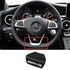 Car Metal Stickers Car Steering Wheel Emblem Badge For Mercedes Benz AMG W206 W204 W205 W212 W213 W221 W222 W223 W251 W464 GLE BD1