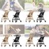 Versatile Collapsible Pocket Stroller Easy To Use Lightweight Child Carrier In Two Colors