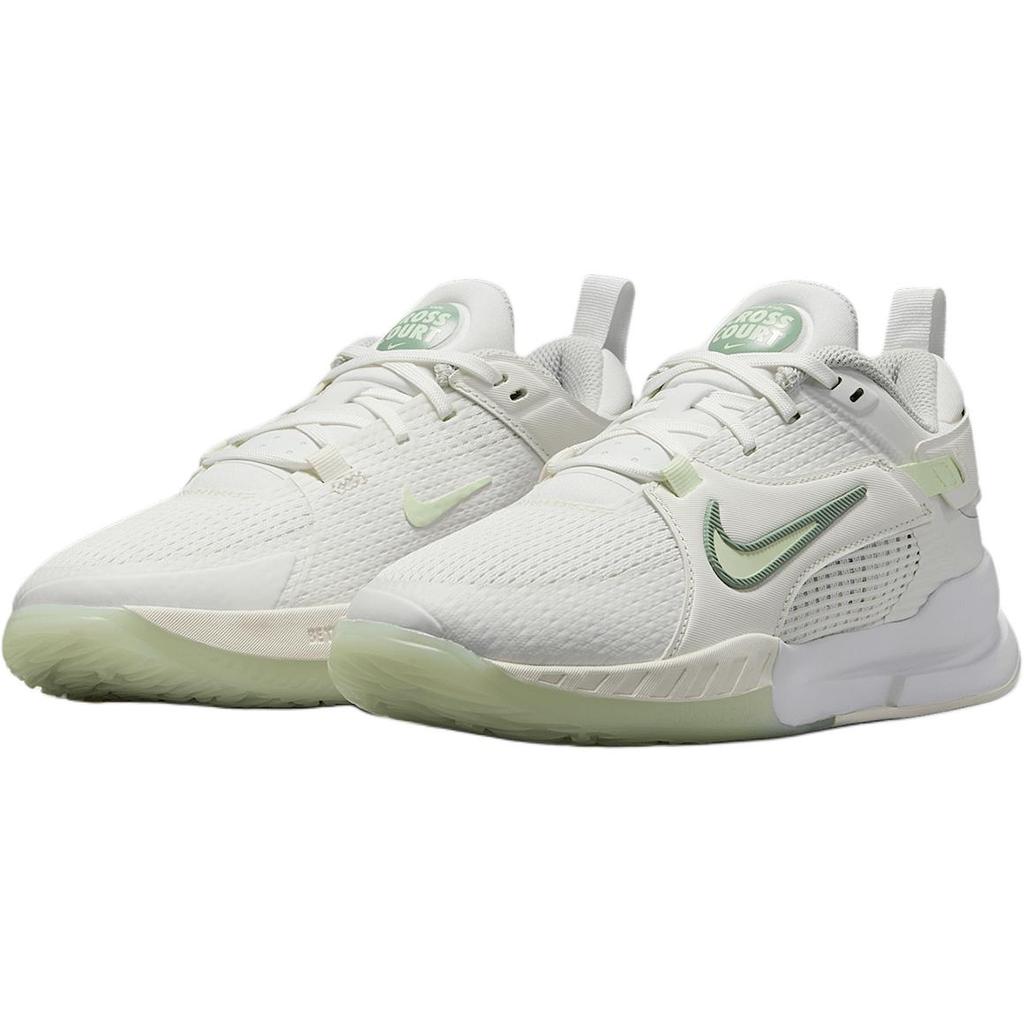 Nike Crosscourt Fashion Comfortable Non-Slip Shock Absorbing Low-Top Casual Shoes Kids Sneaker White FN2231-102