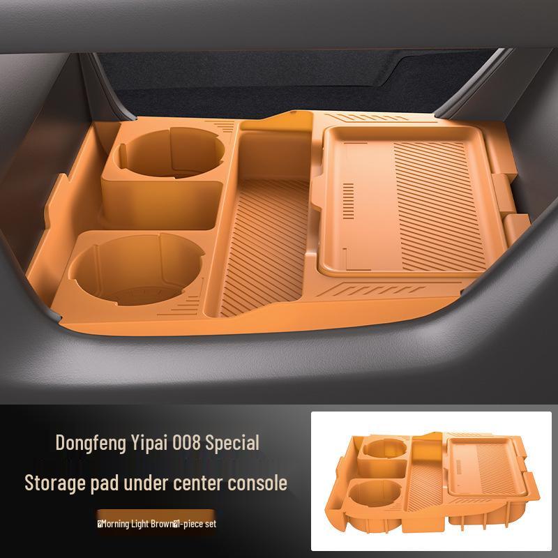 Dongfeng 24 Model Yipai 008 Center Console Lower Storage Box and Glasses Holder for Car Accessories Modification.
