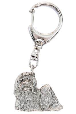 Коллекция брелоков для собак в виде мальтийской болонки, сделанная в Англии