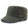 Flat Top Hat Men's Spring and Autumn Large Men's Hat Canvas Fashion Autumn and Winter Duck Tongue Baseball Cap
