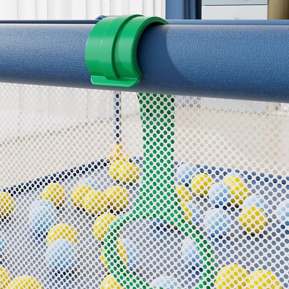 Plastic Playpen Pull Ring Solid Color Baby Toys Fun Baby Crib Hooks