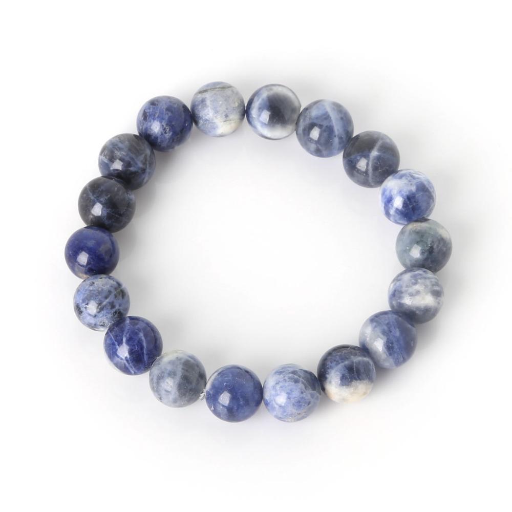 Charm Bracelet With Natural Stone Beads 6mm Purple Amethysts Yoga Beaded Bracelet For Women Man Best friend Gifts Jewelry
