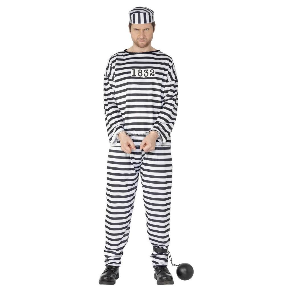 Smiffys Mens Convict Costume