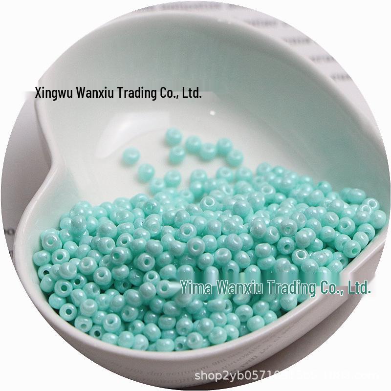 Стеклянные бусины-бисер однотонные 3 мм для изготовления украшений ручной работы и DIY-поделок