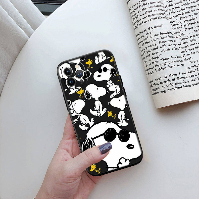 Чехол для телефона ED44 S-Snoopys для iPhone 6 6s 7 8 11 12 13 14 15 XS Pro Max XR X SE Samsung S20 S21 S22 S23 S24 FE Ultra Plus Lite S21S A55