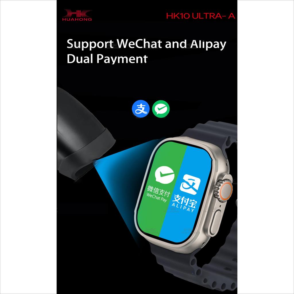 2024 Новые умные часы HK10 ULTRA-A с экраном Amoled, локальный музыкальный альбом, NFC TWS, умные часы для мужчин и женщин
