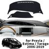 Подходит для Toyota Previa Estima Tarago 2006- XR50 Коврик на панель Приборная панель Чехол-накладка Защитный ковер DashMat Солнцезащитный козырек Аксессуары