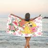 1pc Candy Candy Beach Towel with Custom Name, Beach/Swimming/Bath/Picnic/Camping Towel, Suitable for Seaside Beaches