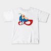 Boys Girls Soft Cotton Graphic Tees Sonic Fast Asleep T-shirt Breathable Daily School Wear Kids T-Shirts