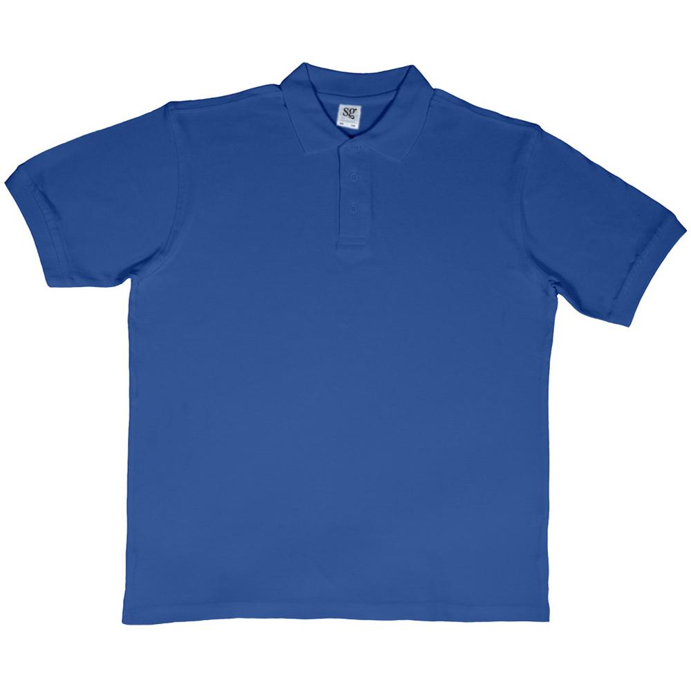 SG Mens Ring-Spun Cotton Short Sleeve Polo Shirt