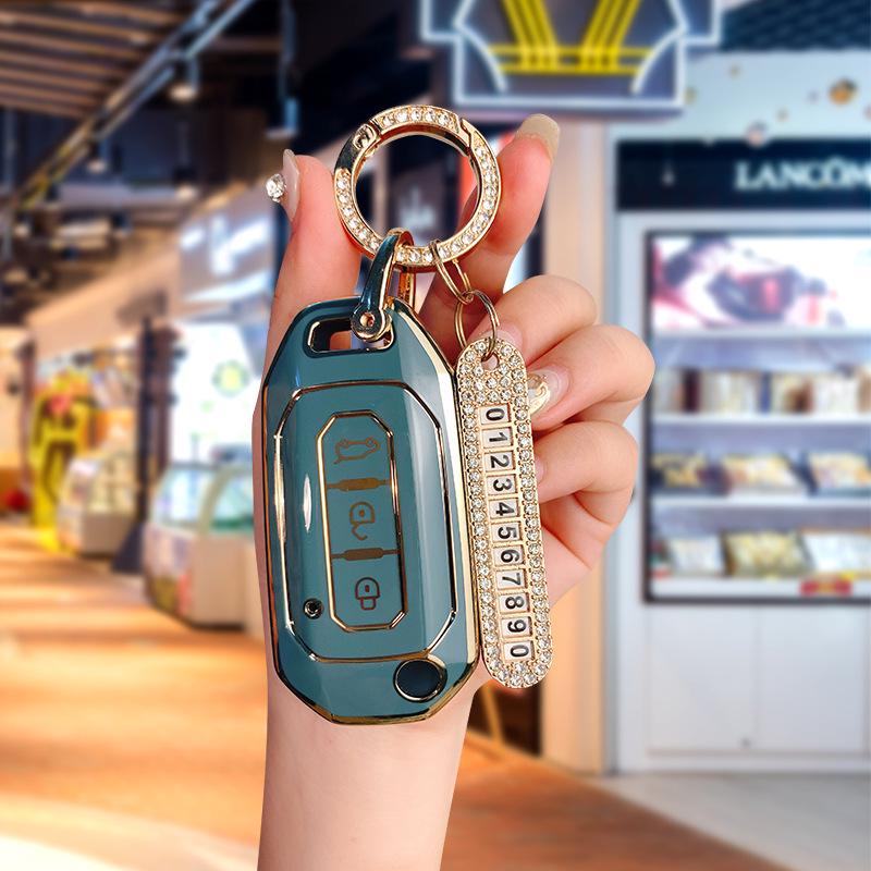 Чехол для ключа Ford Focus для Mondeo, Kuga, Edge, Territory, Evos