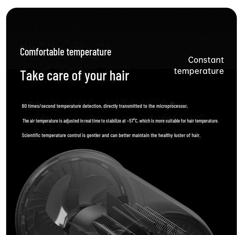 Фен высокой мощности Kangfu: Отрицательные ионы, быстросохнущий, сильный ветер для дома и путешествий