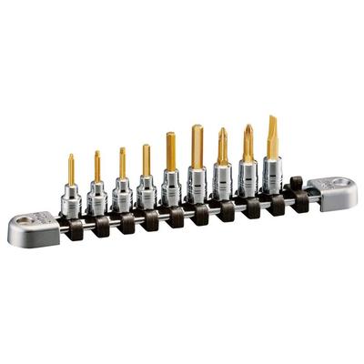KTC Nepros Набор шестигранных бит-головок 1/4" [9 шт.]