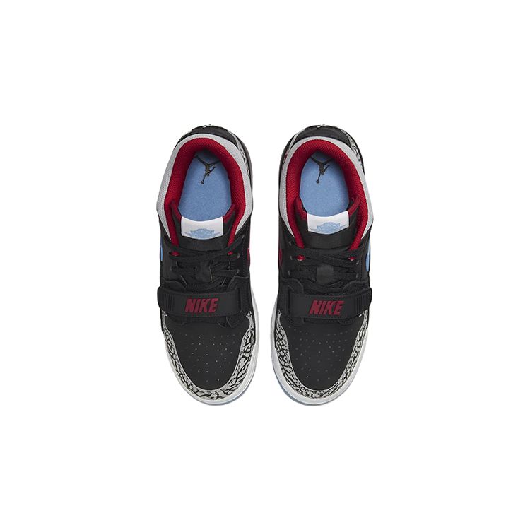 Air Jordan Legacy 312 Low GS Флаг Чикаго Черный Синий Valor Красный Университетский Серый Волк CD9054-004