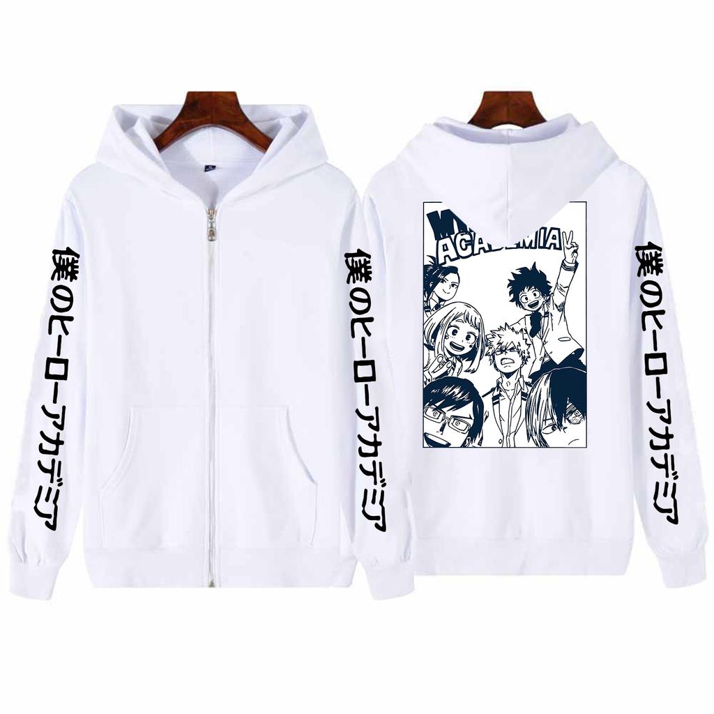 Горячая аниме My Hero Academia Bakugou Katsuki толстовка на молнии Todoroki Shoto толстовки с принтом мужские/женские куртки на молнии с длинными рукавами пальто