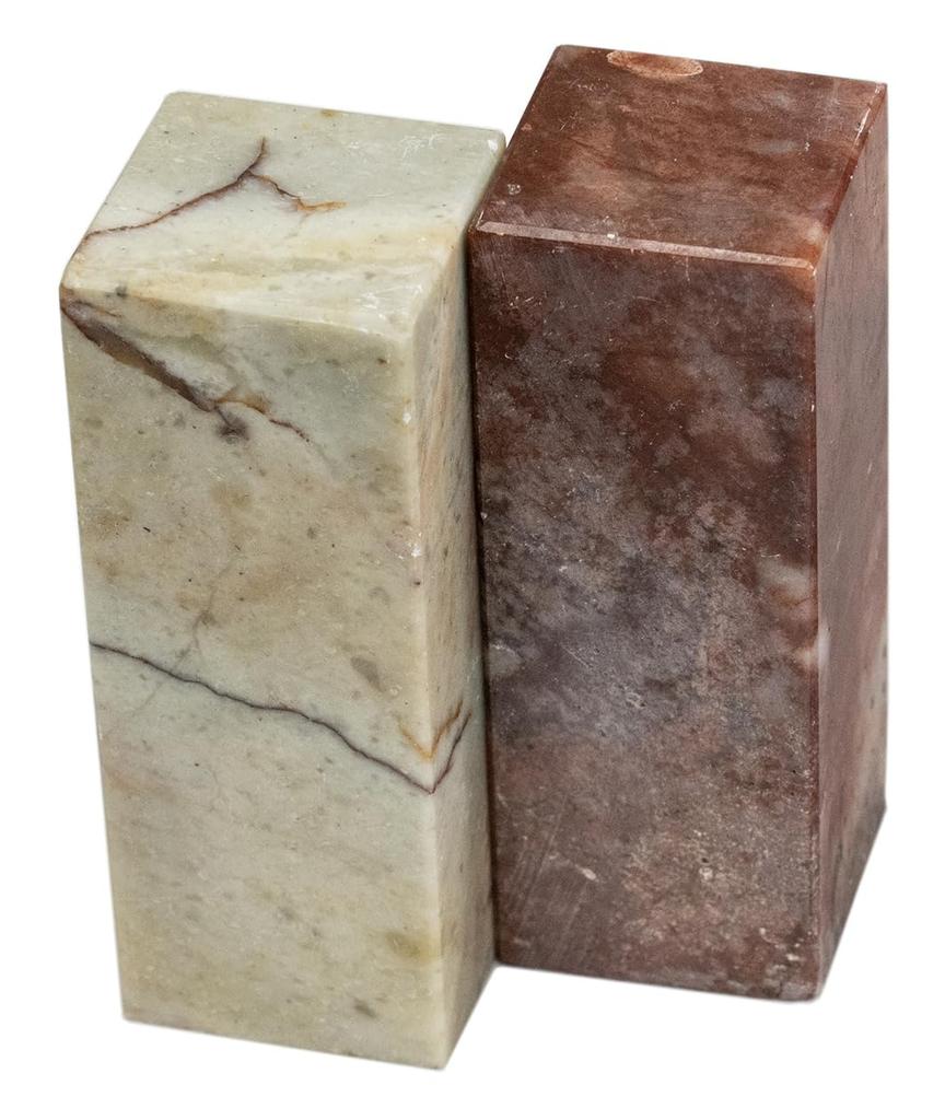 Kobaido Tenkoku Seal Material, Shoushan Stone (30mm X 80mm), 3.0cm Square [Set of 2]