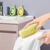 With Soap Dispenser Underwear Laundry Brush Press Liquid Shoes Foaming Roller  Scrub Roller