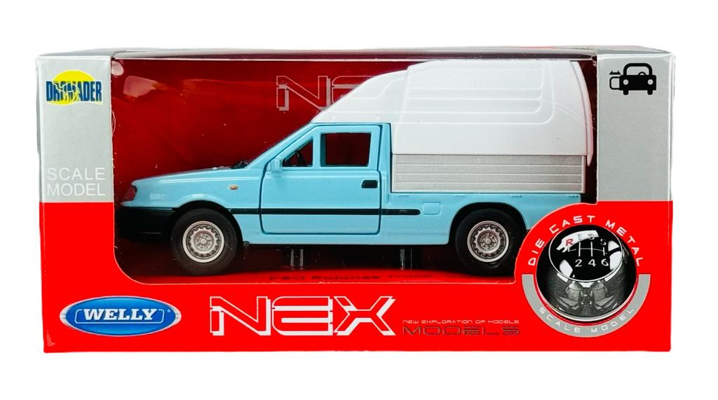 WELLY FSO POLONEZ TRUCK BLUE 1:34 43843