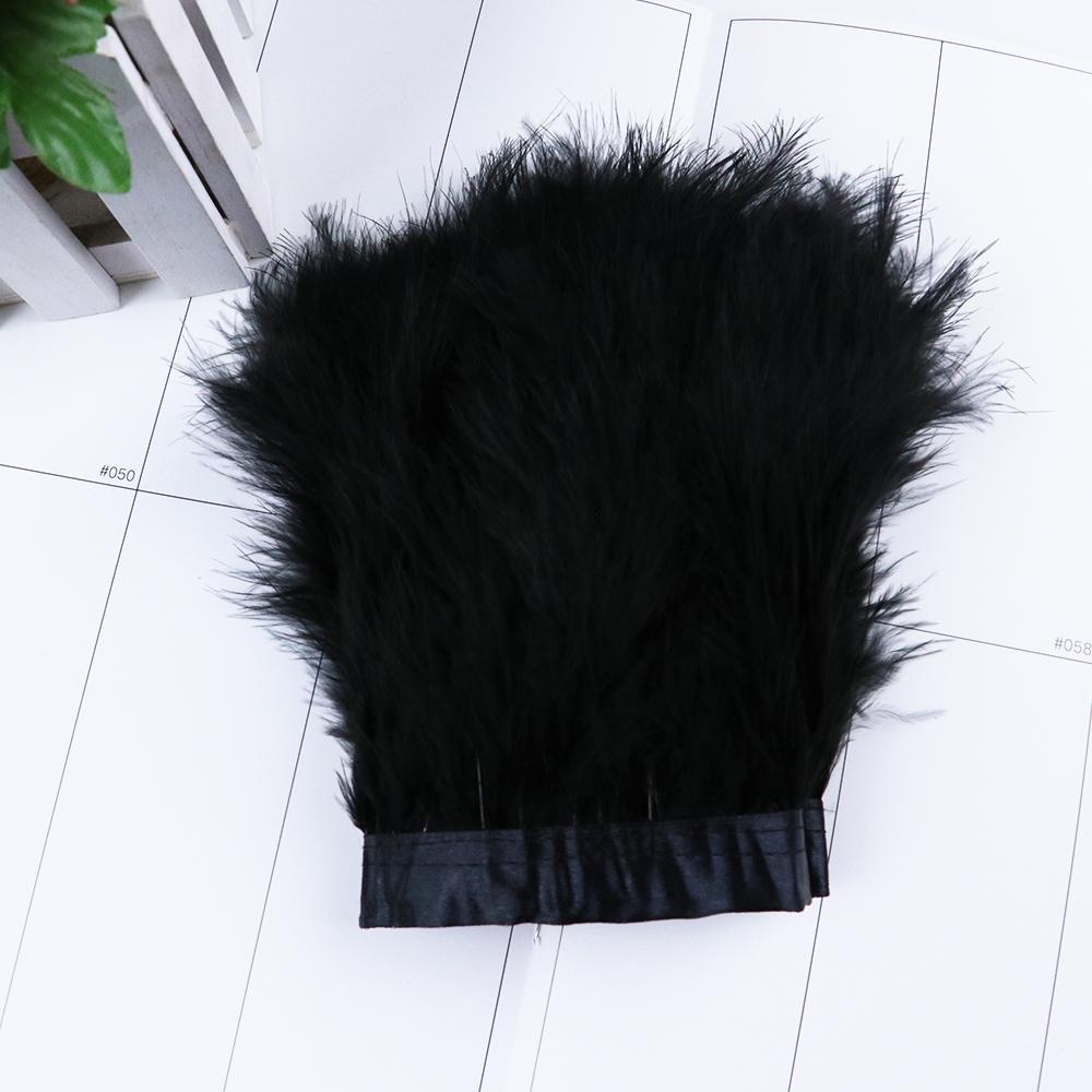 Colorful Turkey Marabou Feather Trim 4-6Inch 2M/5M/10M Plumes Fringe For Sewing Needlework Diy Crafts Dress Decoration